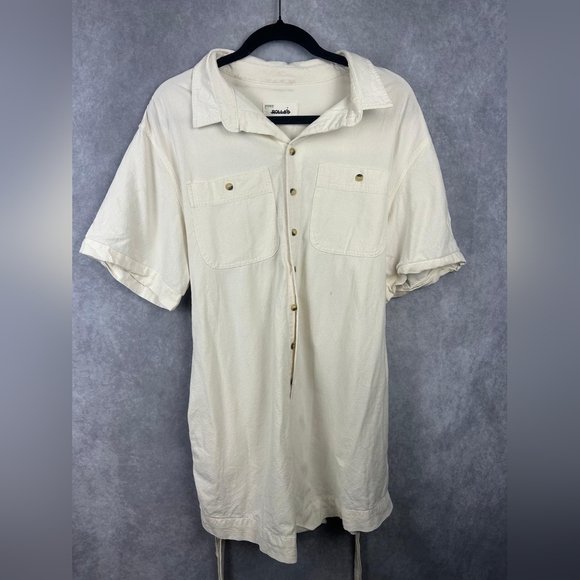 ROLLA’s‎ HORIZON PLAYSUIT IN VINTAGE WHITE Detachable waist tie  Side pockets XL - Picture 7 of 15